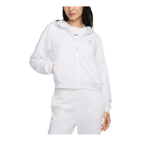 (WMNS) Nike Loose Full-Zip French Terry Hoodie Asia Sizing 'Grey' FN2420-051
