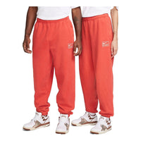 Nike x Stussy Pigment Dyed Fleece Sweatpants 'Habanero Red' FJ9157-642