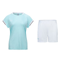 (WMNS) Mizuno Badminton Sport Set 'Teal White' 72CG42Z1