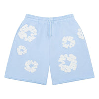 Denim Tears The Cotton Wreath Sweat Shorts 'Powder Blue' FW24BRS0012