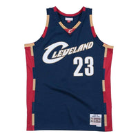Mitchell & Ness NBA Swingman Jersey Cleveland Cavaliers Alternate 2008-09 Lebron James 'Navy Red' SMJYGS18156-CCANAVY08LJA