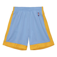 Mitchell & Ness NBA Swingman Los Angeles Lakers 2001-02 Shorts 'Light Blue Yellow' SMSH1127-LAL01PPPCLBL