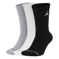 Air Jordan Everyday Max Crew Sports Socks Couple Style 'Black White Gray' SX5545-019