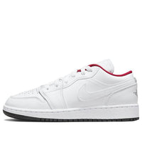 (GS) Air Jordan 1 Low 'White Gym Red Black' 553560-164