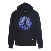 Air Jordan 11 Fleece Hoodie 'Black Purple' 823715-010