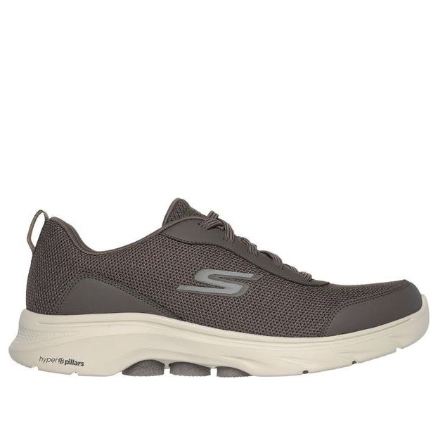 Skechers GOWalk 7 Lace Up Trainer 'Brown' 216644-TPE