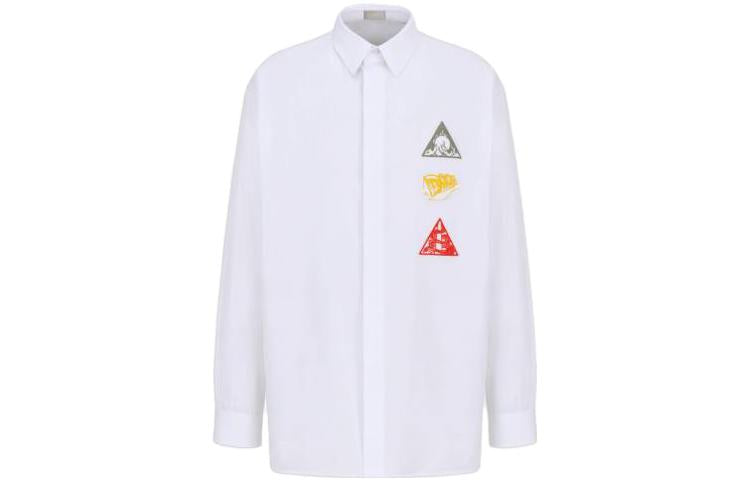 DIOR Graphic Print Long Sleeved Shirt