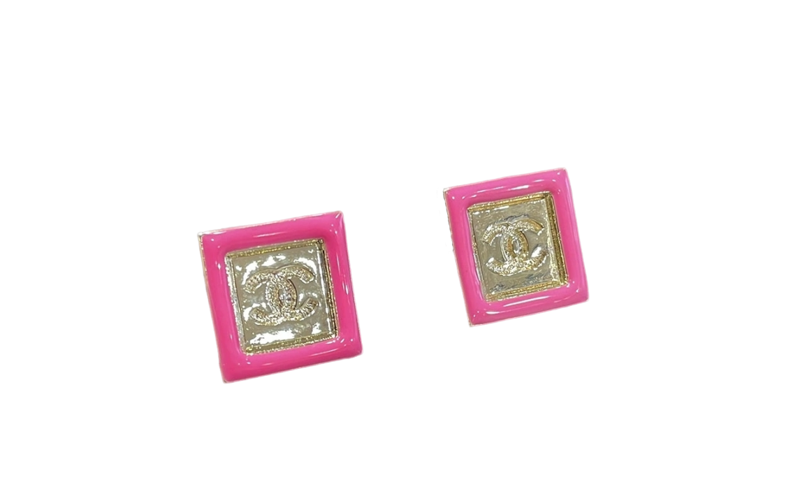 CHANEL Stud Earrings Women's
