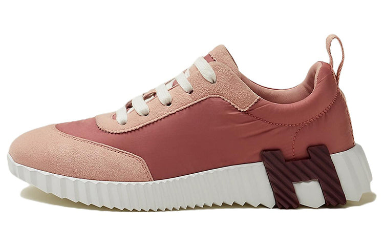 HERMES Bouncing Cushioning Anti-Slip Wear-Resistant Breathability Low-Top Casual Shoes Women's Pink
