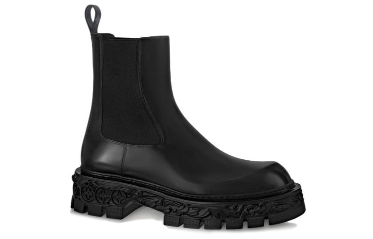 LOUIS VUITTON Lv Baroque Chelsea Boots 'Black' 1AAHB9