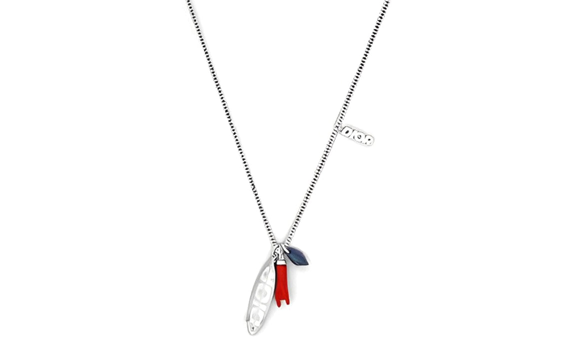 DIOR Resin Necklaces Men's Silver