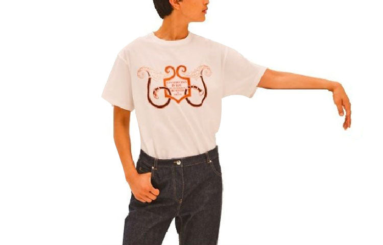 HERMES T-Shirts Unisex White