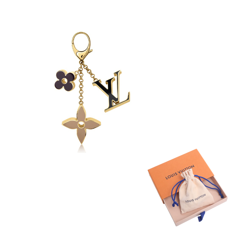 LOUIS VUITTON Bag Charm Fleur De Monogram Multicolor