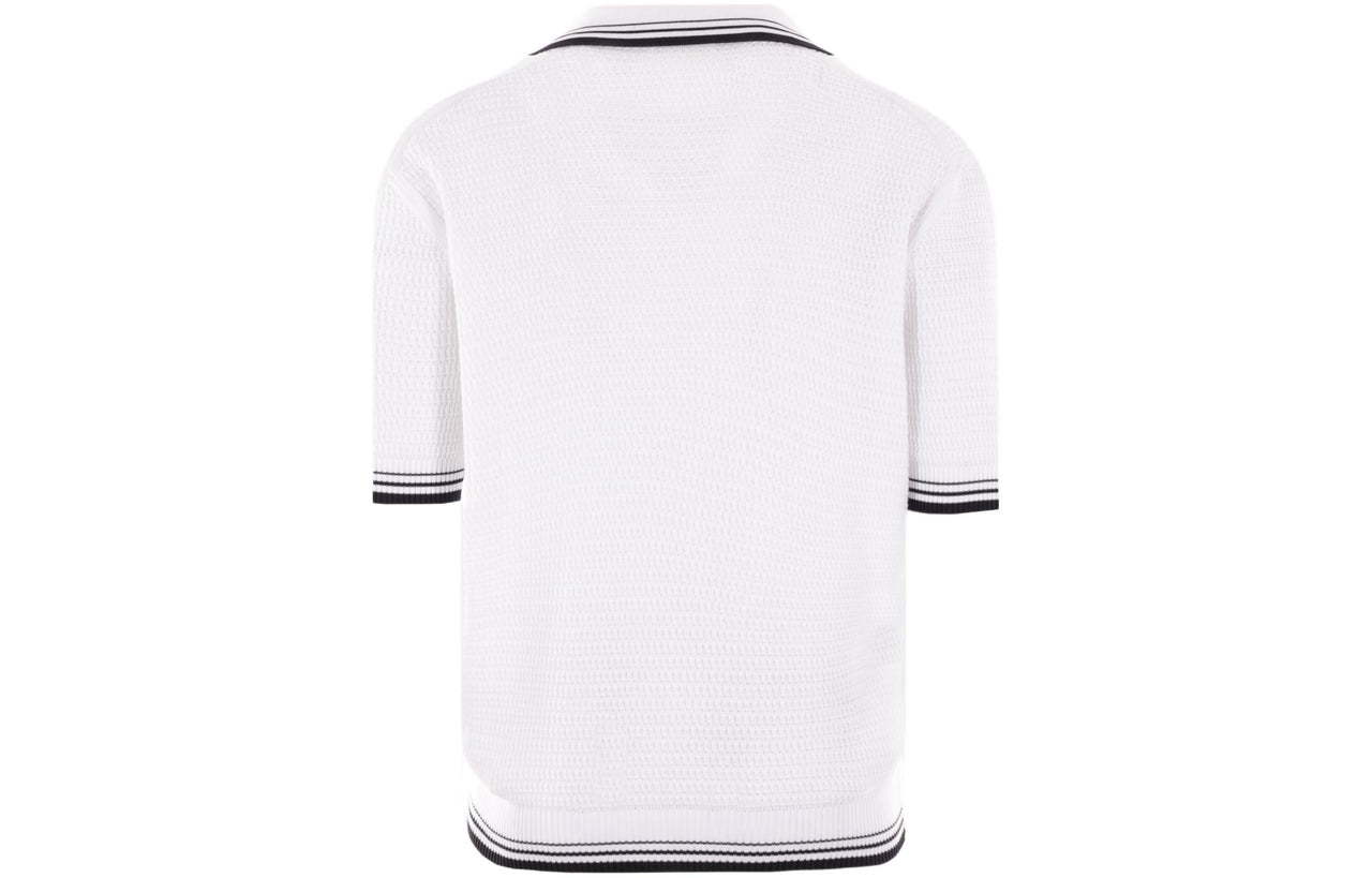 PRADA SS24 Polo Shirt Men's White