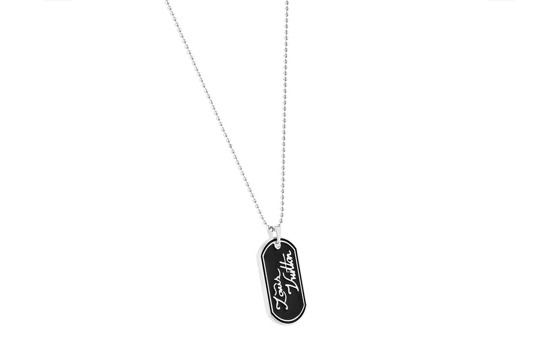 LOUIS VUITTON Necklaces Unisex Black