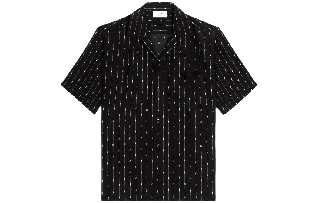 CELINE Hawaiian Printed Short Sleeve Shirt