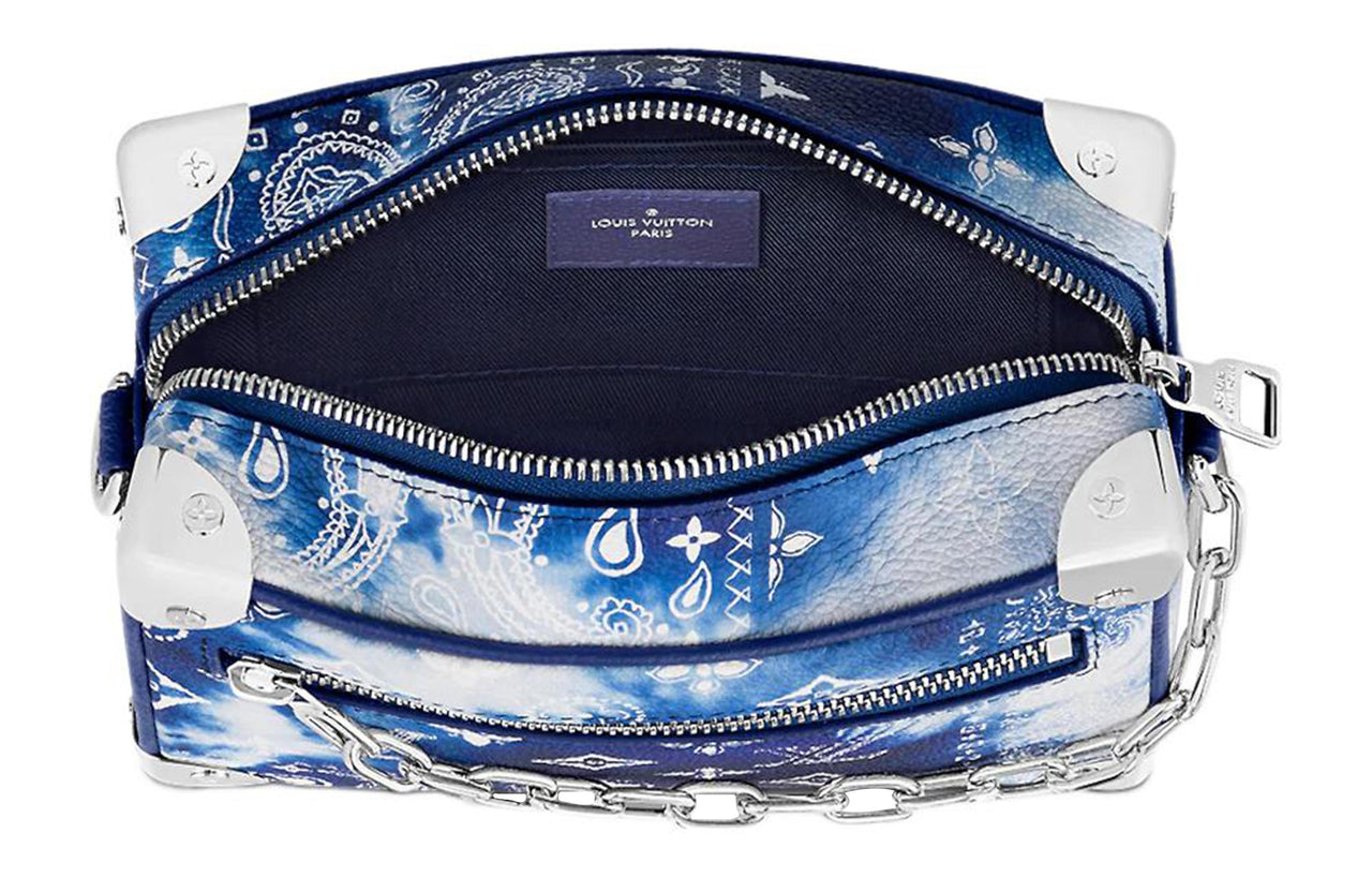 LOUIS VUITTON Mini Soft Trunk Bandana Monogram Blue