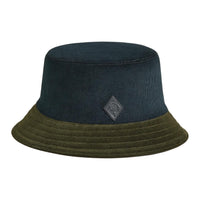 HERMES Cotton Elastane Fiber Bucket Hats Men's Dark Blue