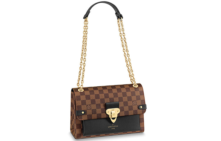 LOUIS VUITTON Vavin Canvas With Leather Weiwei An Handbag, Shoulder Bag, Crossbody Bag Small Size Women's Black