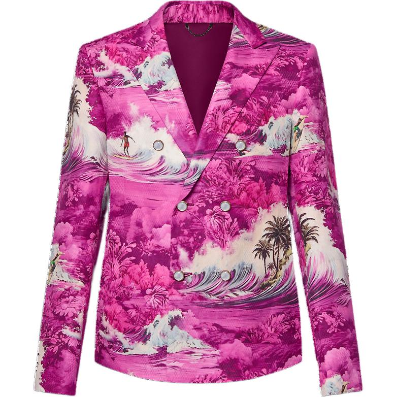 LOUIS VUITTON SS24 Business Suits Coats Men's Pink