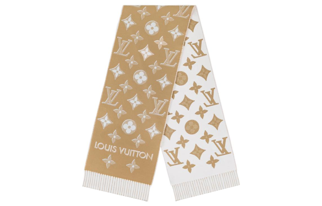 LOUIS VUITTON Wool Knit Scarves Women's
