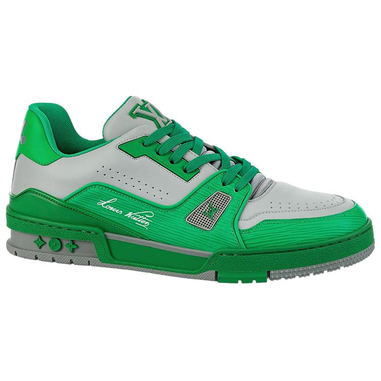 LOUIS VUITTON Trainer Sneakers 'Green Grey'