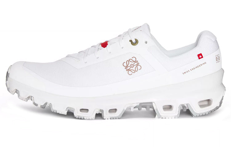 On x LOEWE Cloudventure Shock Absorbers Low Top Sports Casual Shoes Men's White
