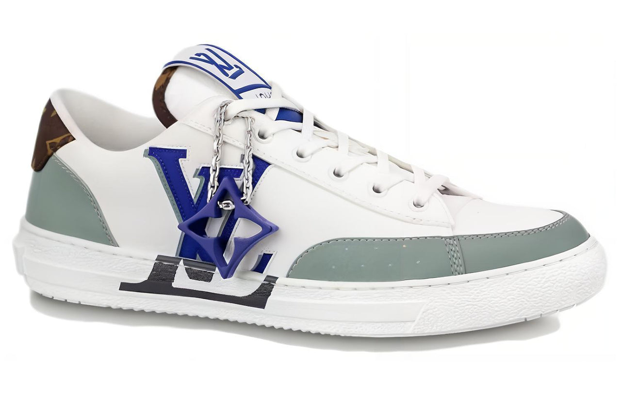 LOUIS VUITTON Charlie Sneakers 'White Green Blue'