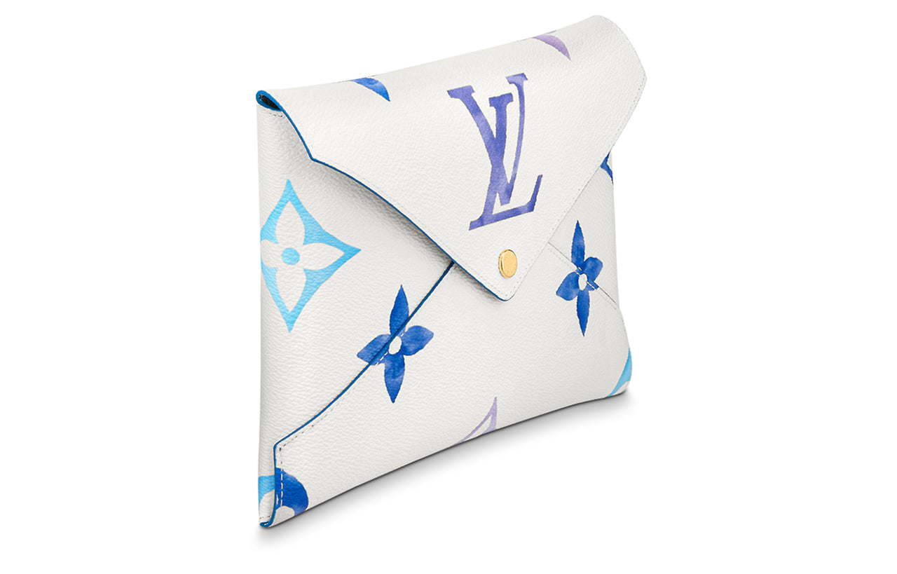 LOUIS VUITTON Kirigami Pochette Blue/Pink/Beige