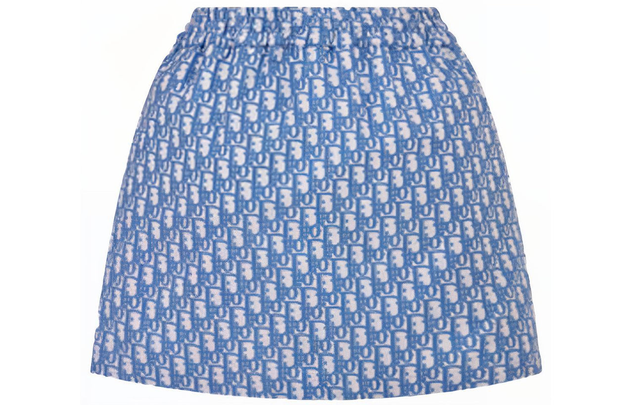 DIOR Quarterly New Products SS22 Casual Short Skirts Women's Cornflower Blue