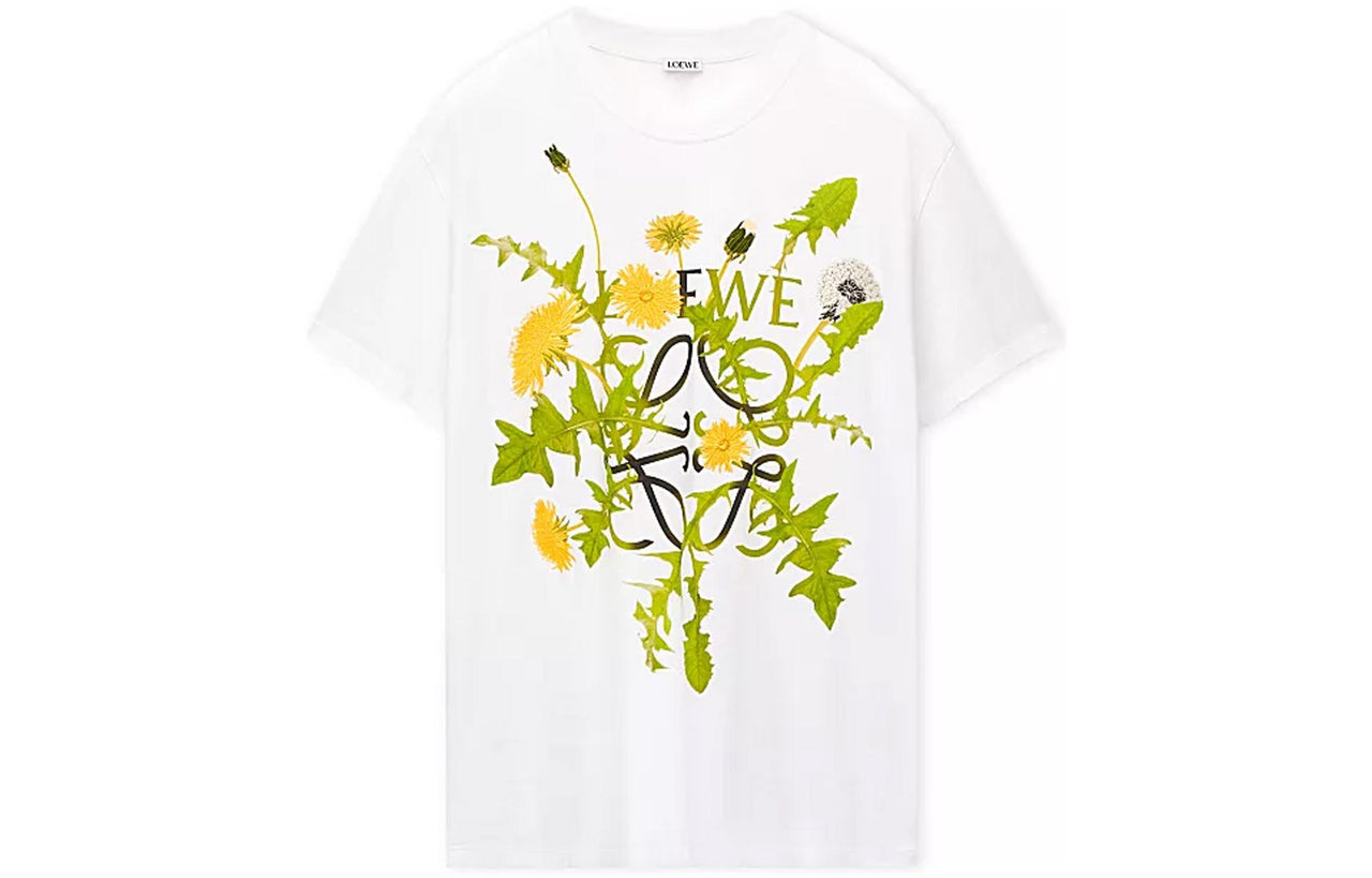 LOEWE Anagram Flowers T Shirt