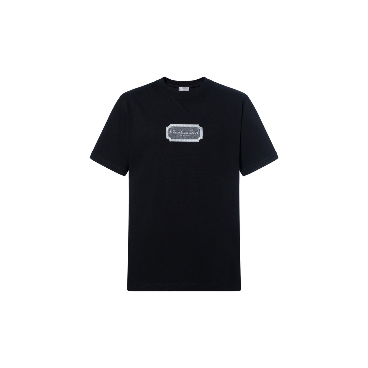 DIOR Logo Patch Round Neck T Shirt