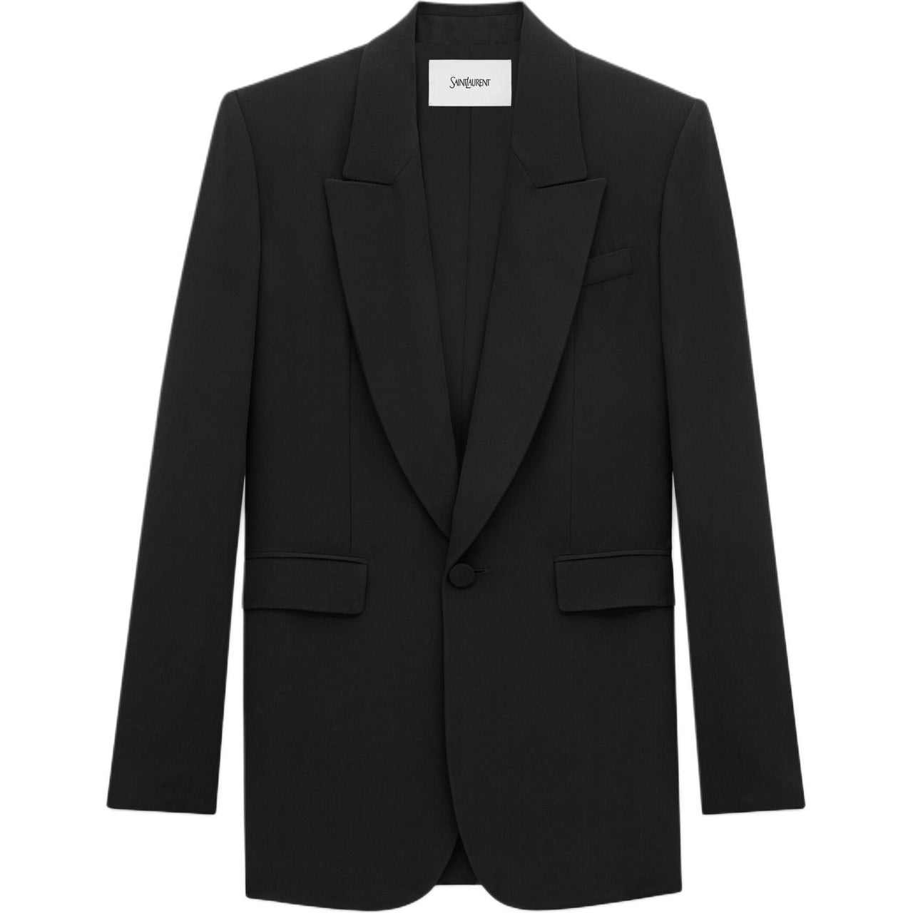 SAINT LAURENT Single Breasted Long Sleeved Jacket