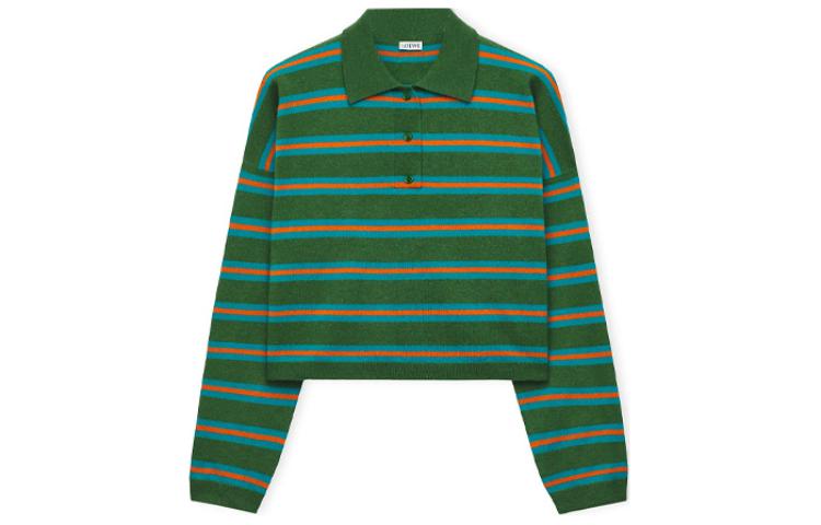 LOEWE Polo Sweater 'Green'