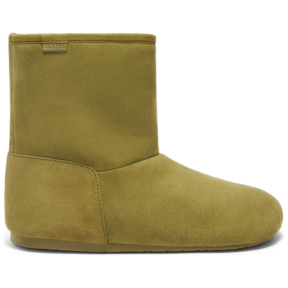 LOEWE Lago Short Snow Boots Women's White