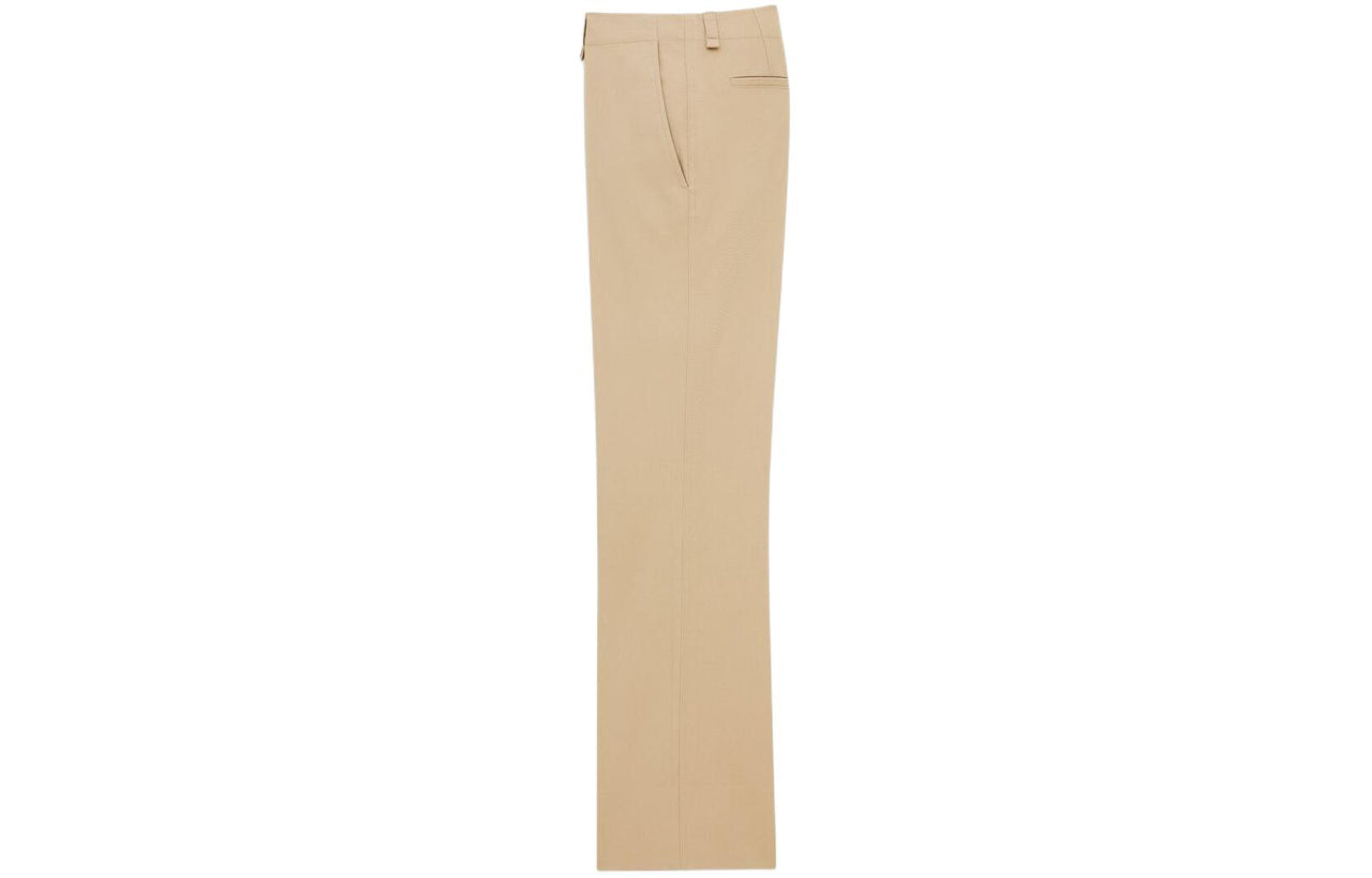 SAINT LAURENT Pants In Cotton Drill Casual Pants Women's Light Umber