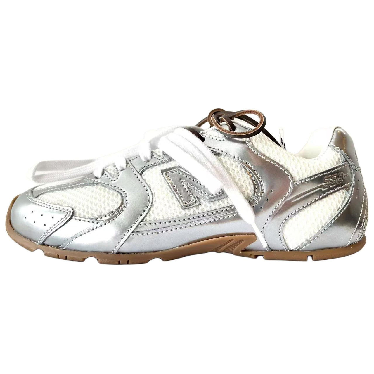 New Balance x MIU MIU NB 530 New Year Collection Low Top Casual Shoes Women's Liquid Silver