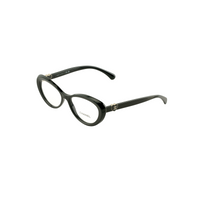CHANEL Acetate Cat Eye Eyeglass Frames Women's Black