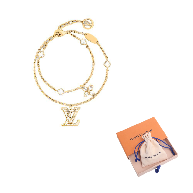 LOUIS VUITTON M1582A Lady Lv Bracelet