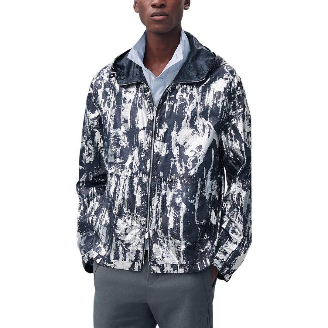 HERMES Jackets Coats Men's Dark Blue