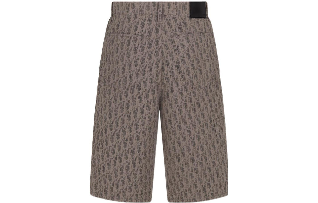 DIOR Dior Quarterly New Products SS22 Denim Shorts Men's Brown