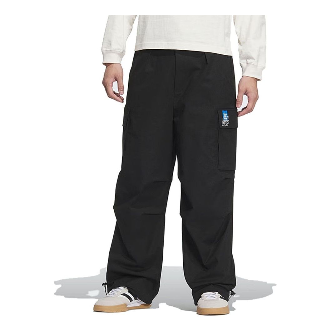 adidas Trefoil Cargo Pants 'Black' KA8012