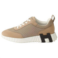 HERMES Bouncing Low-Top Casual Shoes Women's Umber