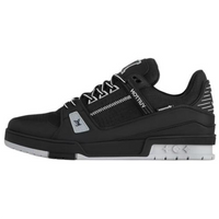 LOUIS VUITTON Trainer Water-Resistant Low-Top Skateboard Shoes Men's Black