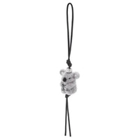 LOEWE Calfskin Pendants Unisex Gray