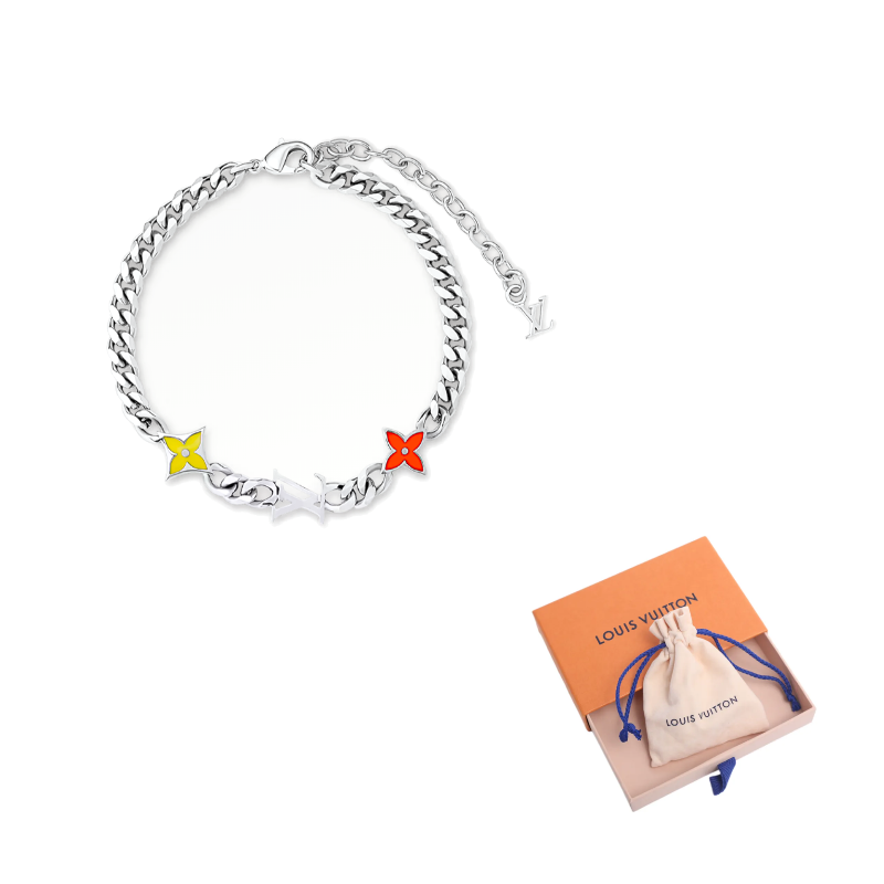 LOUIS VUITTON Monogram Row Bracelet