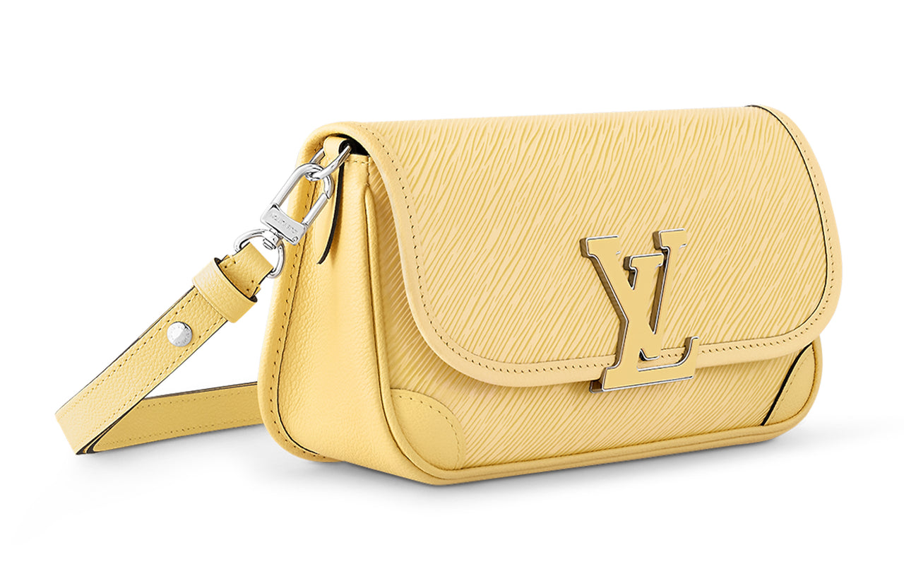 LOUIS VUITTON Buci Epi Cow Leather Crossbody Bag, Shoulder Bag Women's Yellow