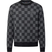 LOUIS VUITTON Damier Wool Crewneck
