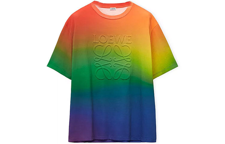 LOEWE Rainbow Anagram Cotton T Shirt