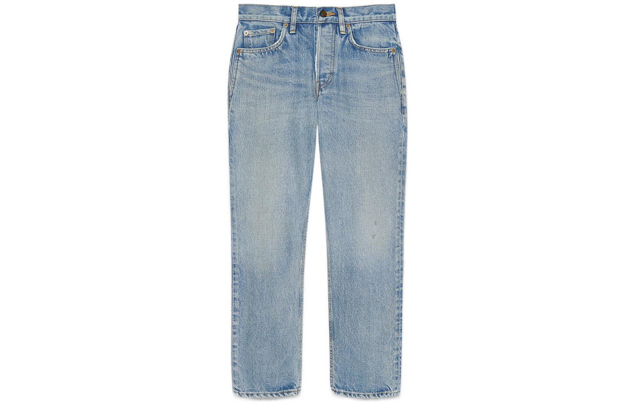 SAINT LAURENT Venice Cropped Jeans